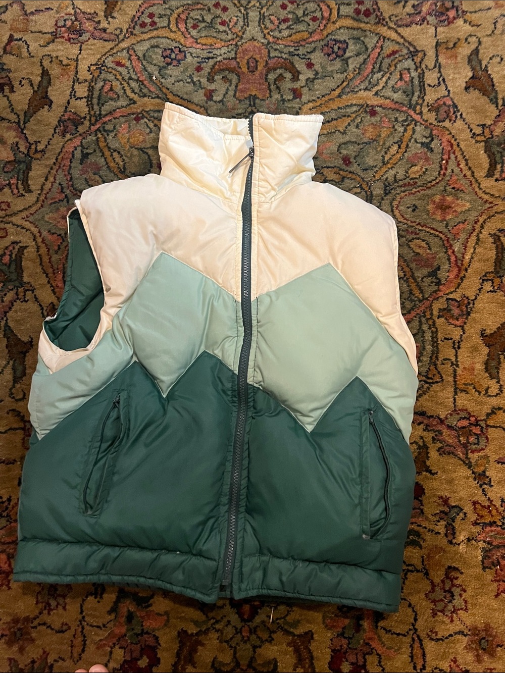 Vintage down puffer vest